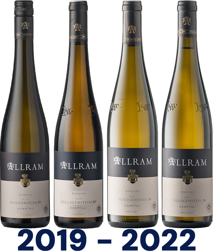 Vertikale: Riesling Ried Heiligenstein 1.ÖTW