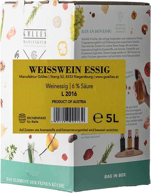 Weißwein Essig Bag in Box