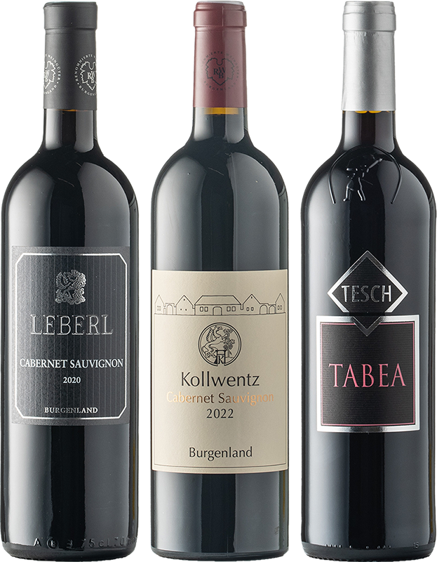 Weinset: Cabernet Sauvignon Österreich Weinset: Cabernet Sauvignon Österreich