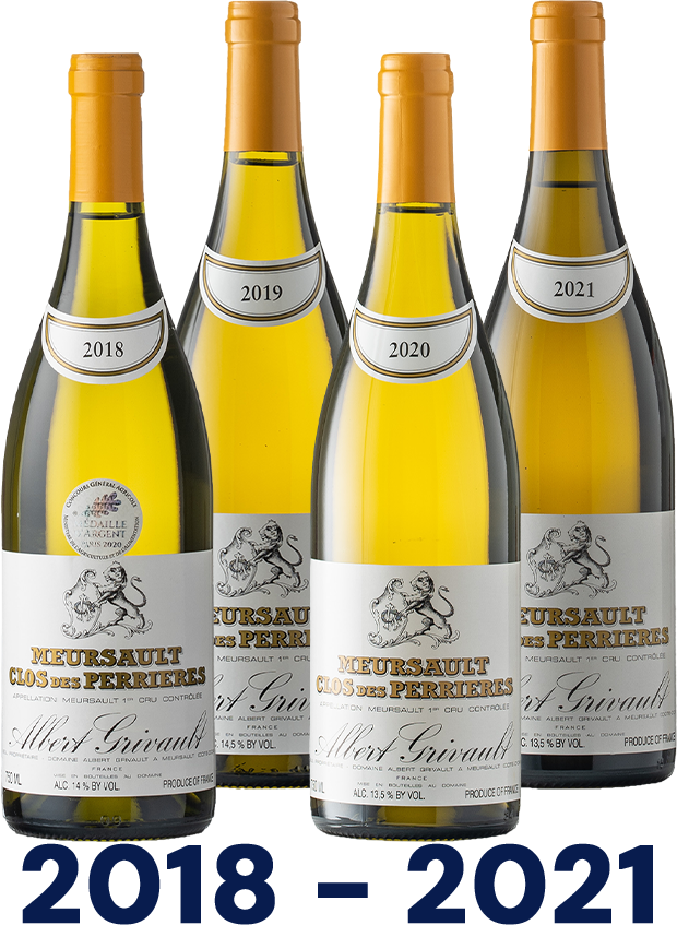 Meursault Vertikale: Clos des Perrières "Monopole" 1er Cru