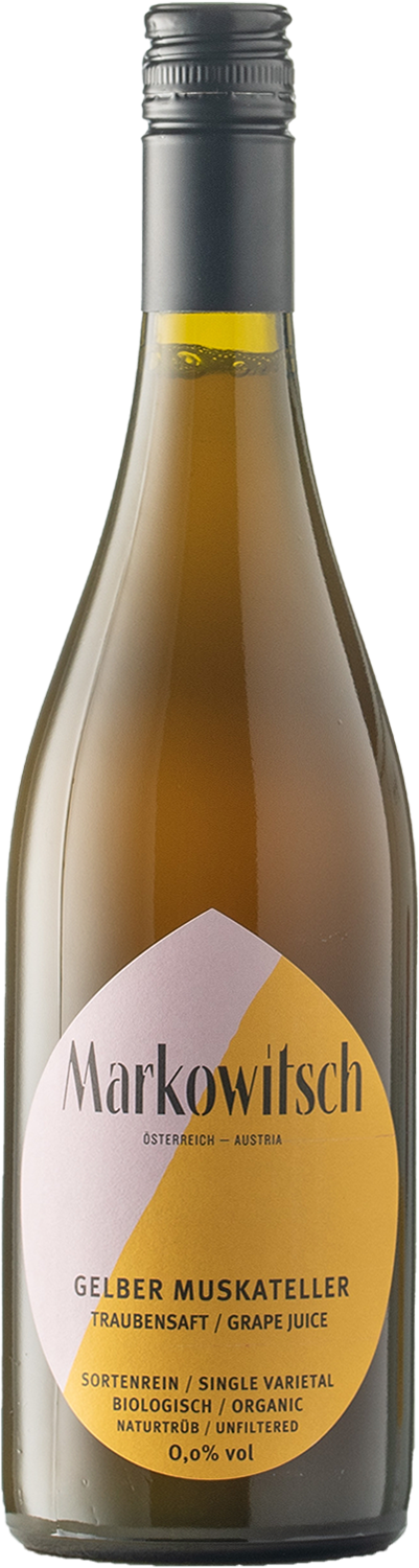 Gelber Muskateller Traubensaft naturtrüb 0,0% Gelber Muskateller Traubensaft naturtrüb 0,0%