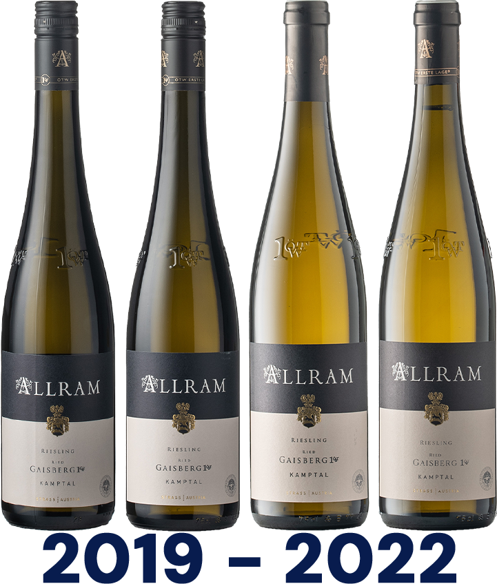 Vertikale: Riesling Ried Gaisberg 1.ÖTW
