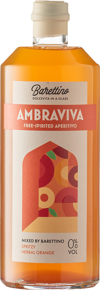 Ambraviva 0,0% Herbal Orange Free Spirited Aperitivo Ambraviva 0,0% Herbal Orange Free Spirited Aperitivo
