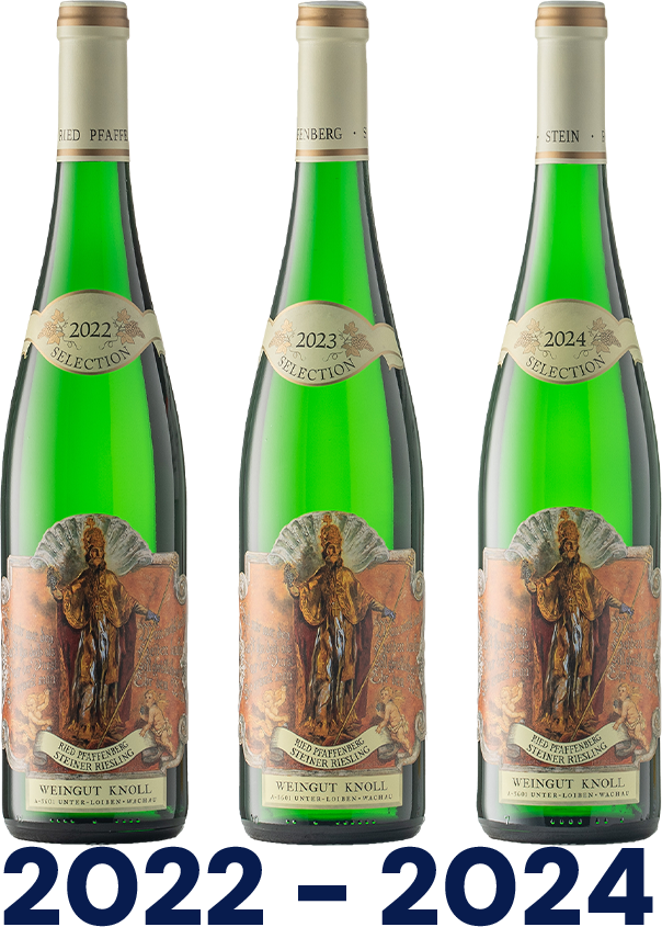 Vertikale: Riesling Ried Pfaffenberg Selection