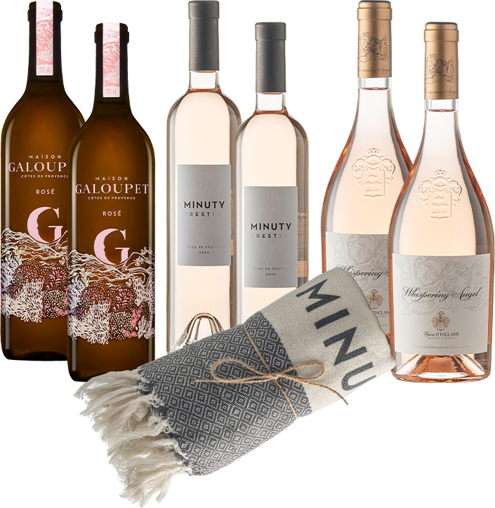 Rosé de Provence Set + Beach Towel