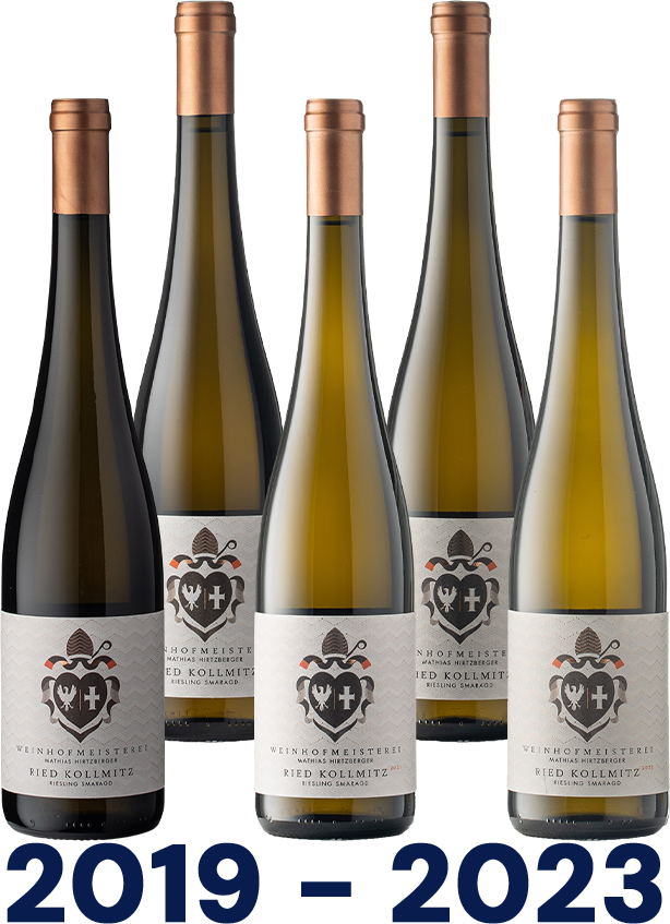 Vertikale: Riesling Ried Kollmitz Smaragd