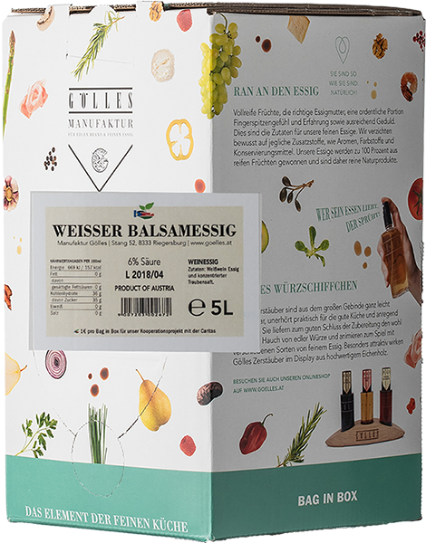 Weißer Balsamessig Bag in Box