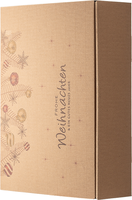 Geschenkkarton Weihnachten für 3 Flaschen 0,75 Liter