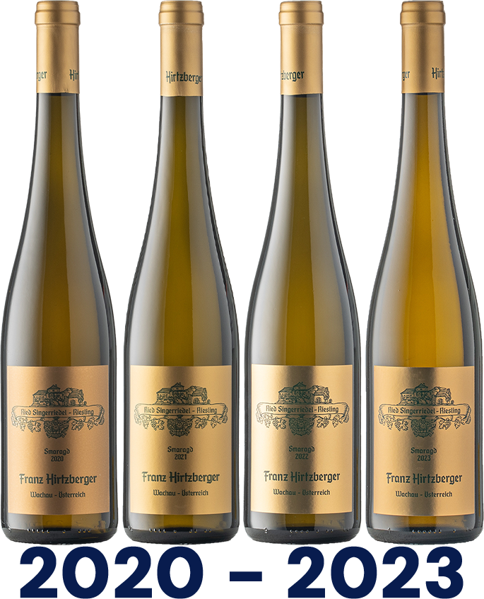 Vertikale: Riesling Ried Singerriedel Smaragd