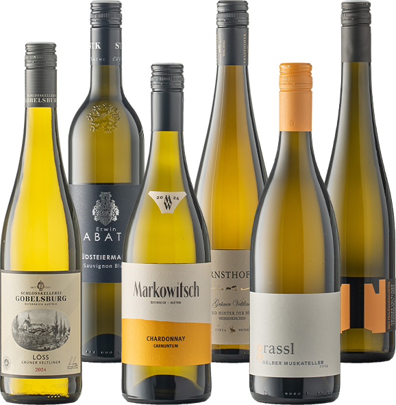 Weinset: Beliebteste Weißweine 2025 Weinset: Beliebteste Weißweine 2025