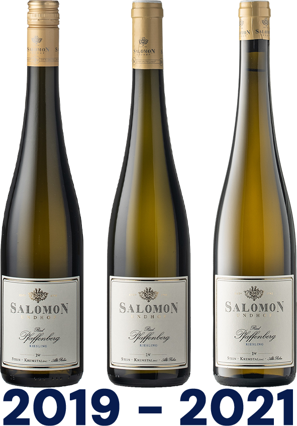Vertikale: Riesling Ried Pfaffenberg 1.ÖTW