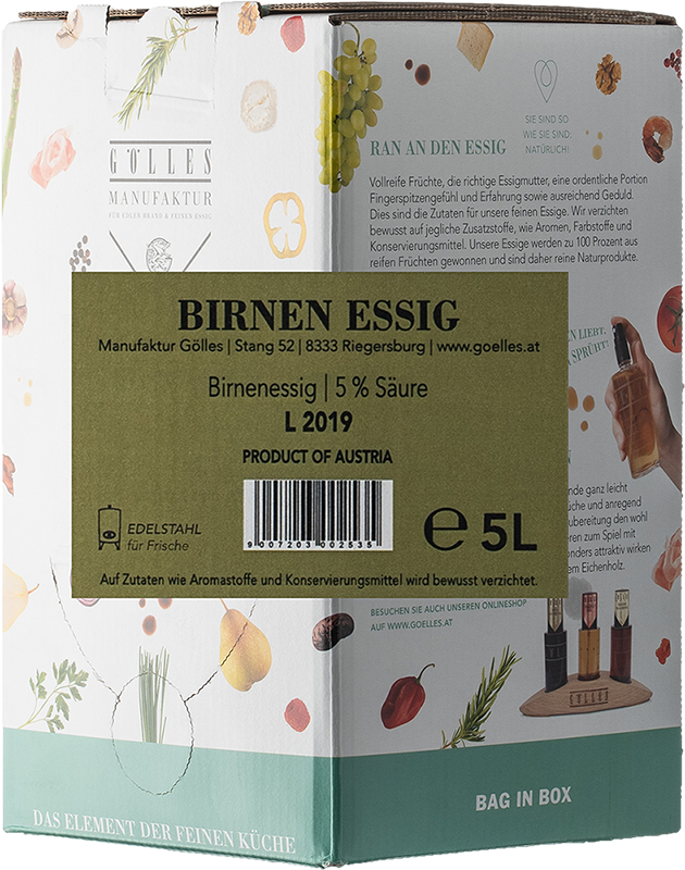 Birnen Essig Bag in Box